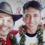 Presidente del Senado, Andrónico Rodríguez, junto al activista Darío Gareca